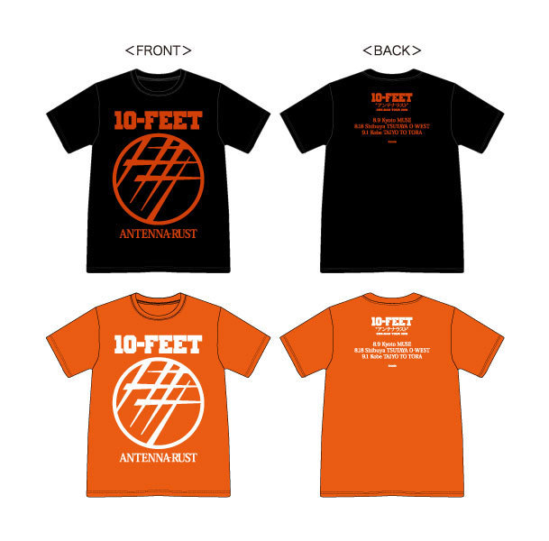 10 Feet アンテナラスト Tour ドライtシャツ登場 10 Feet Official Web Site