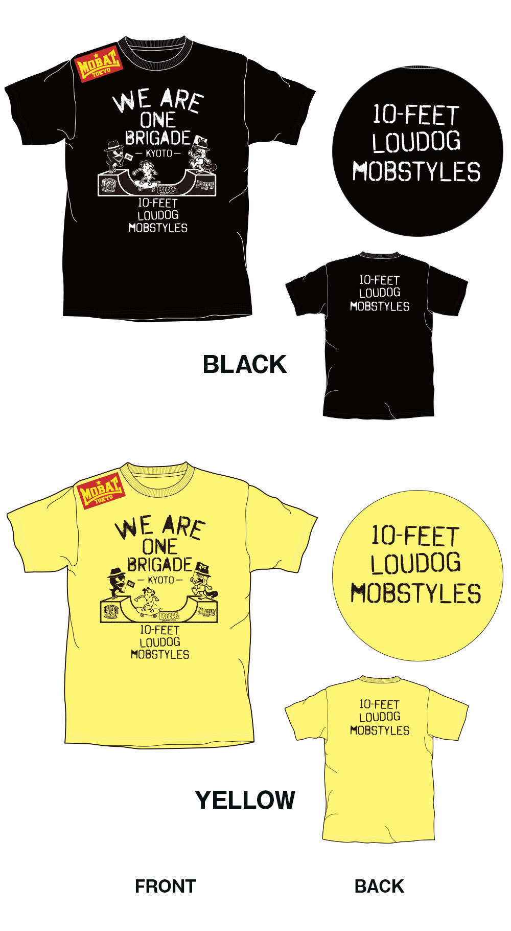 【新品未使用】10-FEETトリプルネームTシャツ