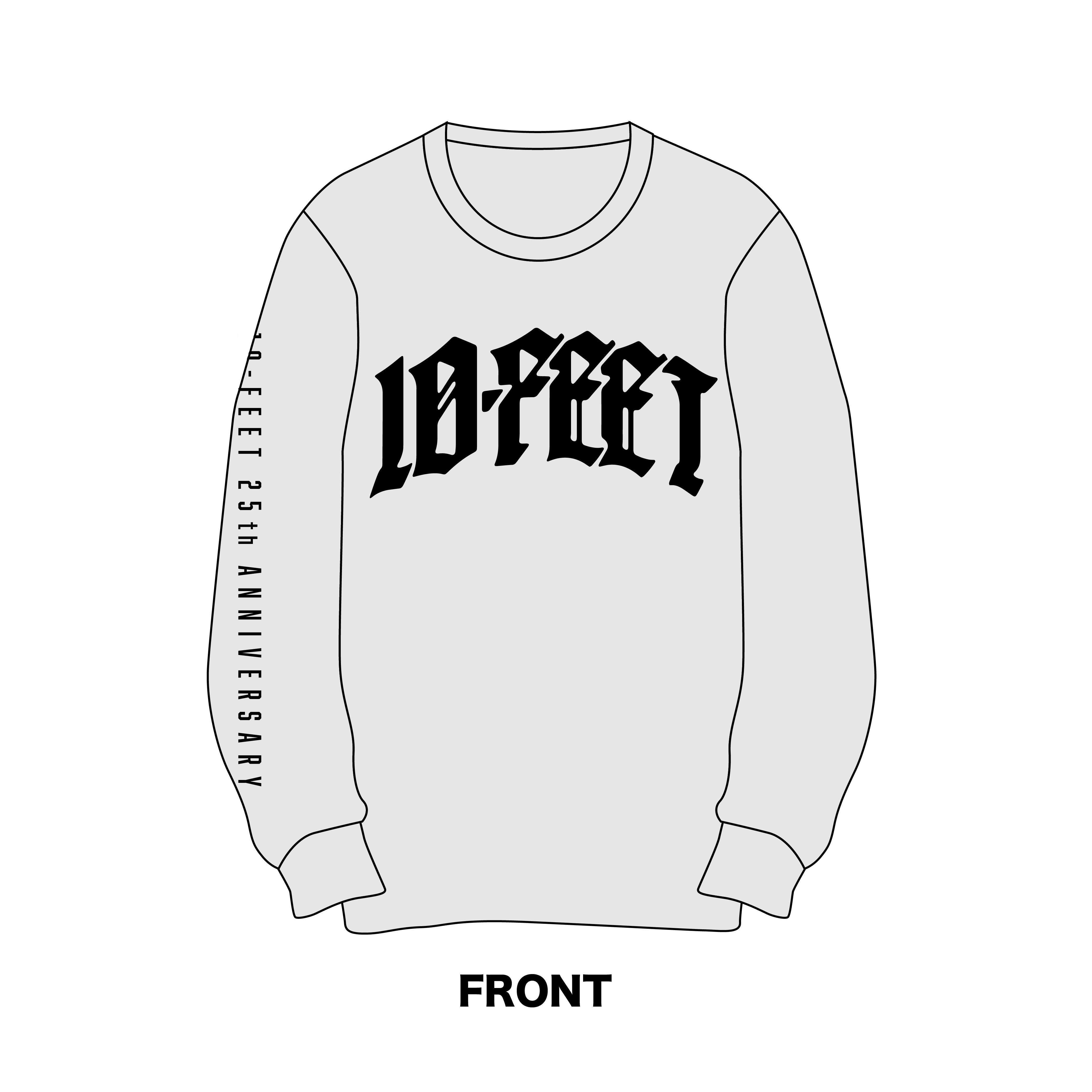 歴代アルバムロングスリーブTシャツ(ミックスグレー)