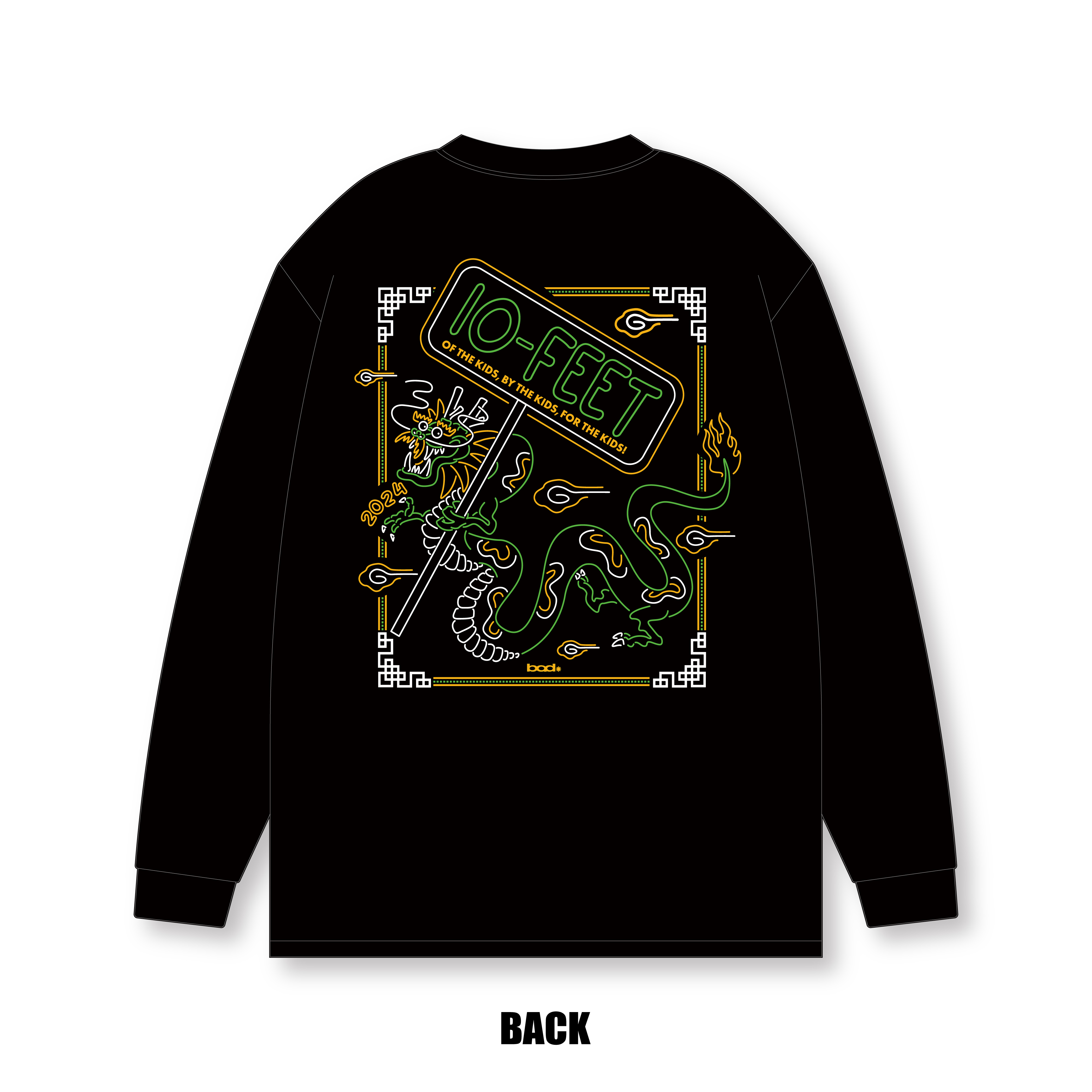 【受注販売商品】10-FEET辰年ロングスリーブTシャツ（黒）