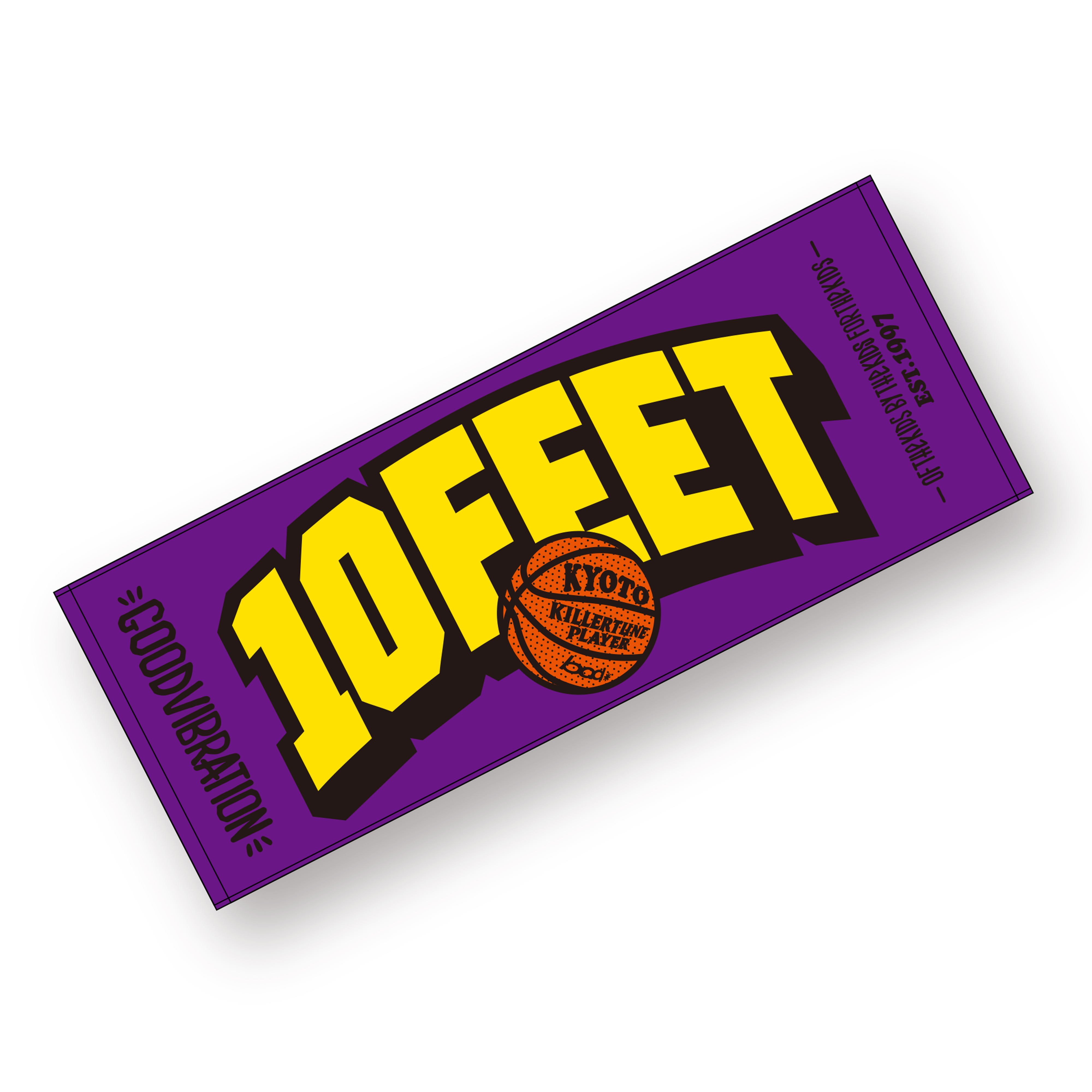 10-FEET BASKETBALLタオル