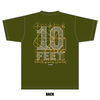 10-FEET幾何学Tシャツ（オリーブ）