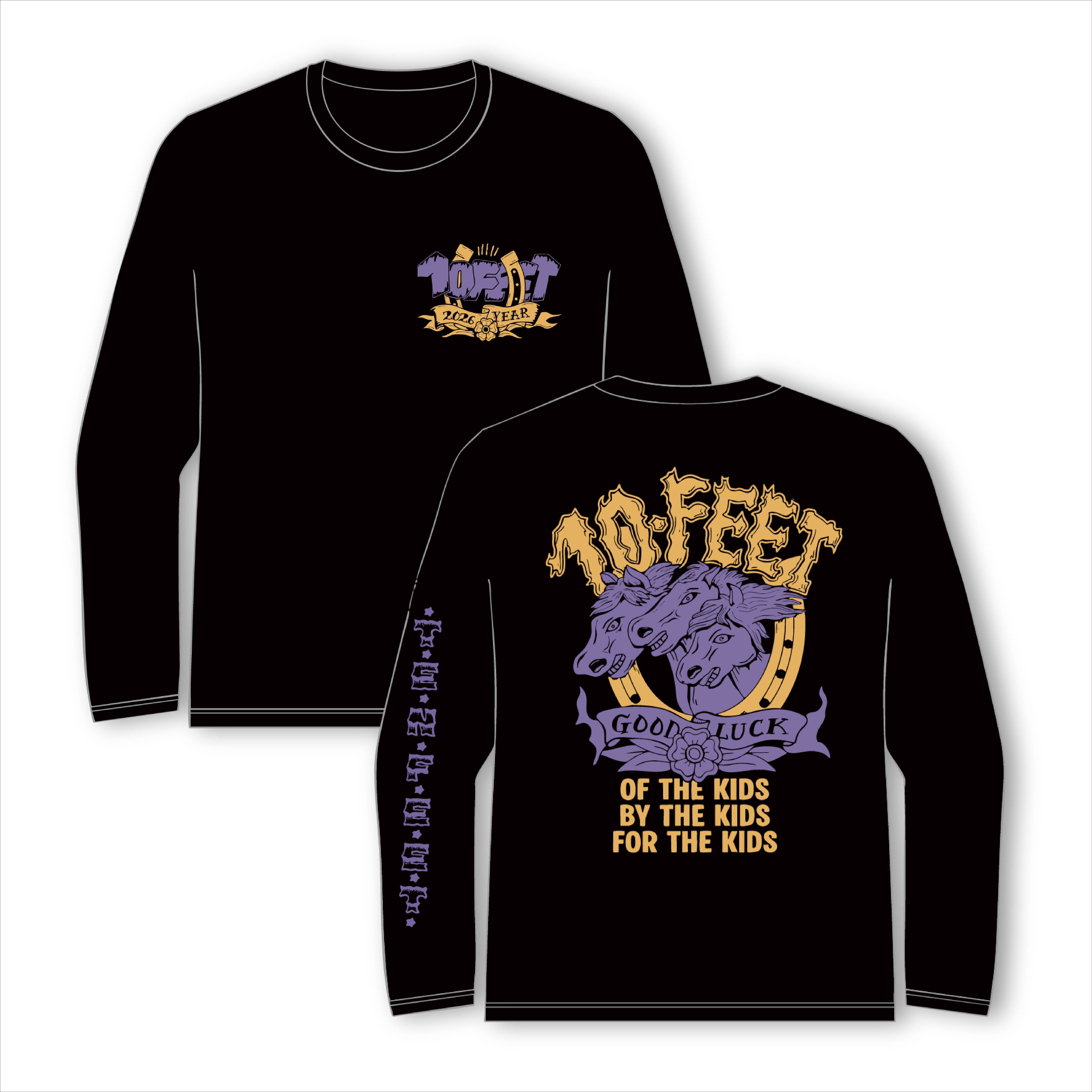 10-FEET午年ロングスリーブTシャツ（黒）
