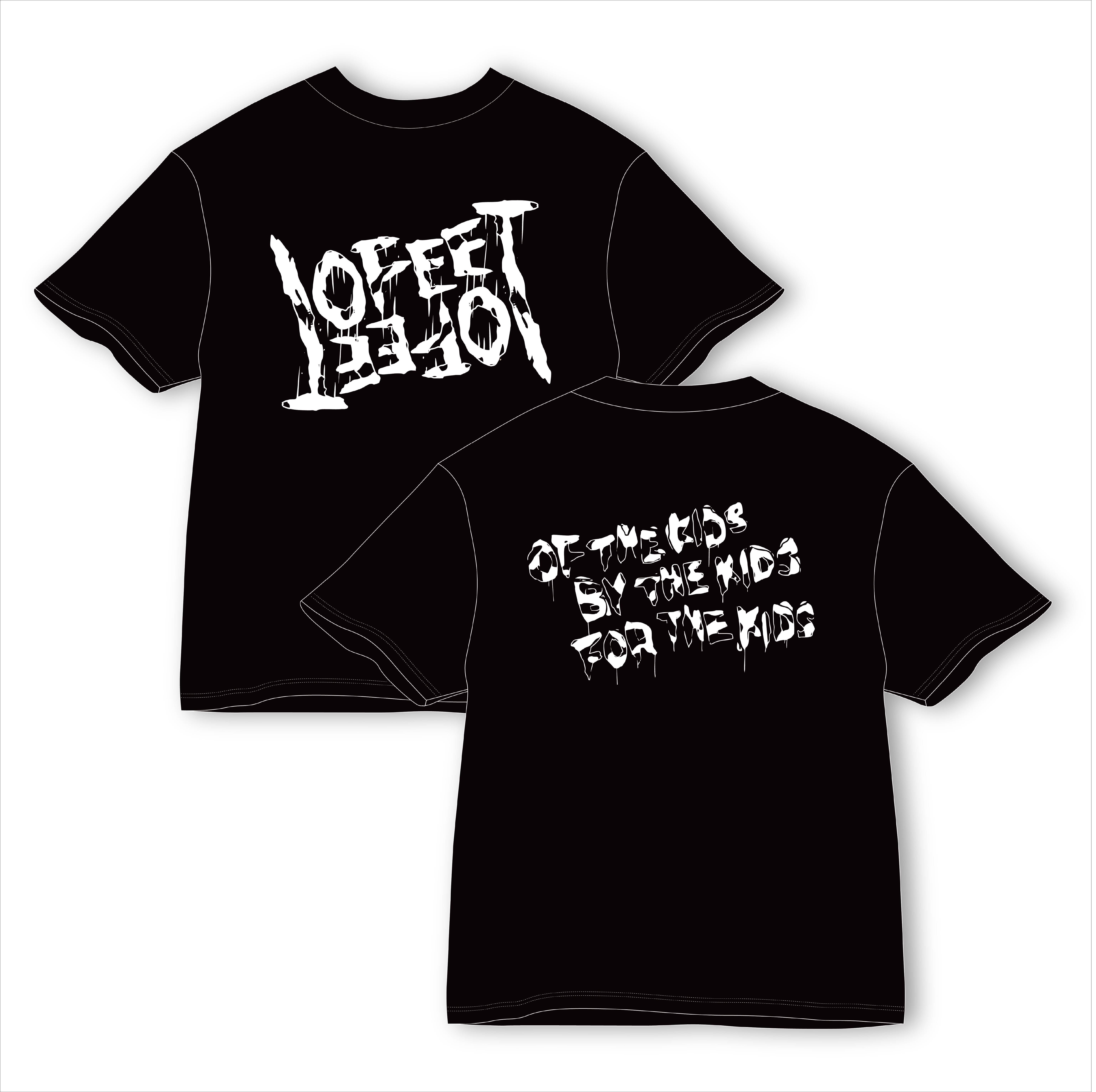 10-FEET春Tシャツ2025（黒／白プリント）