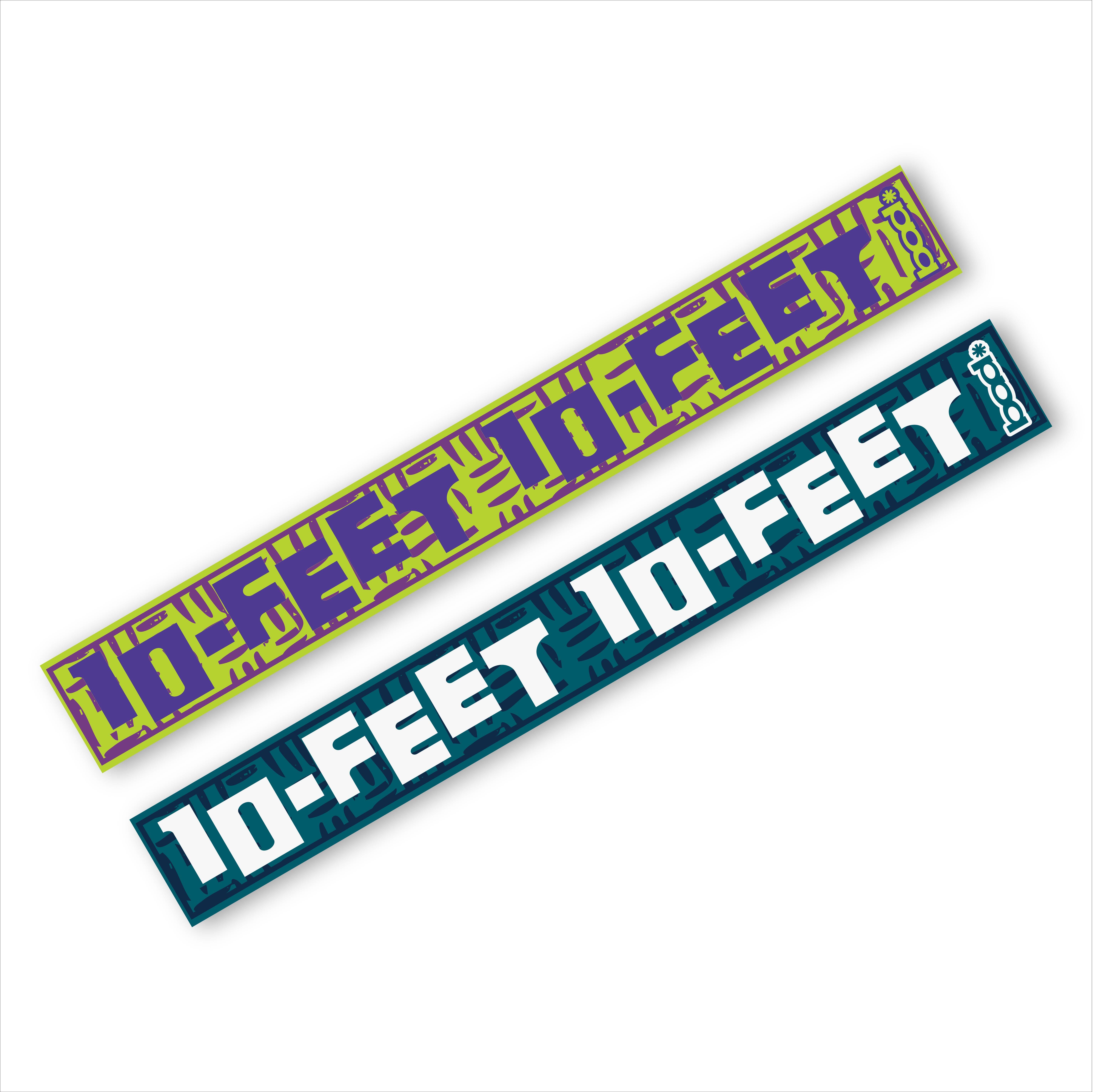 10-FEET角ロゴシリコンバンド