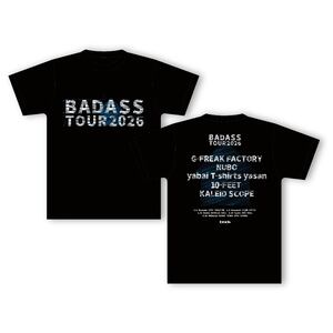BADASS TOUR 2026 Tシャツ（青）