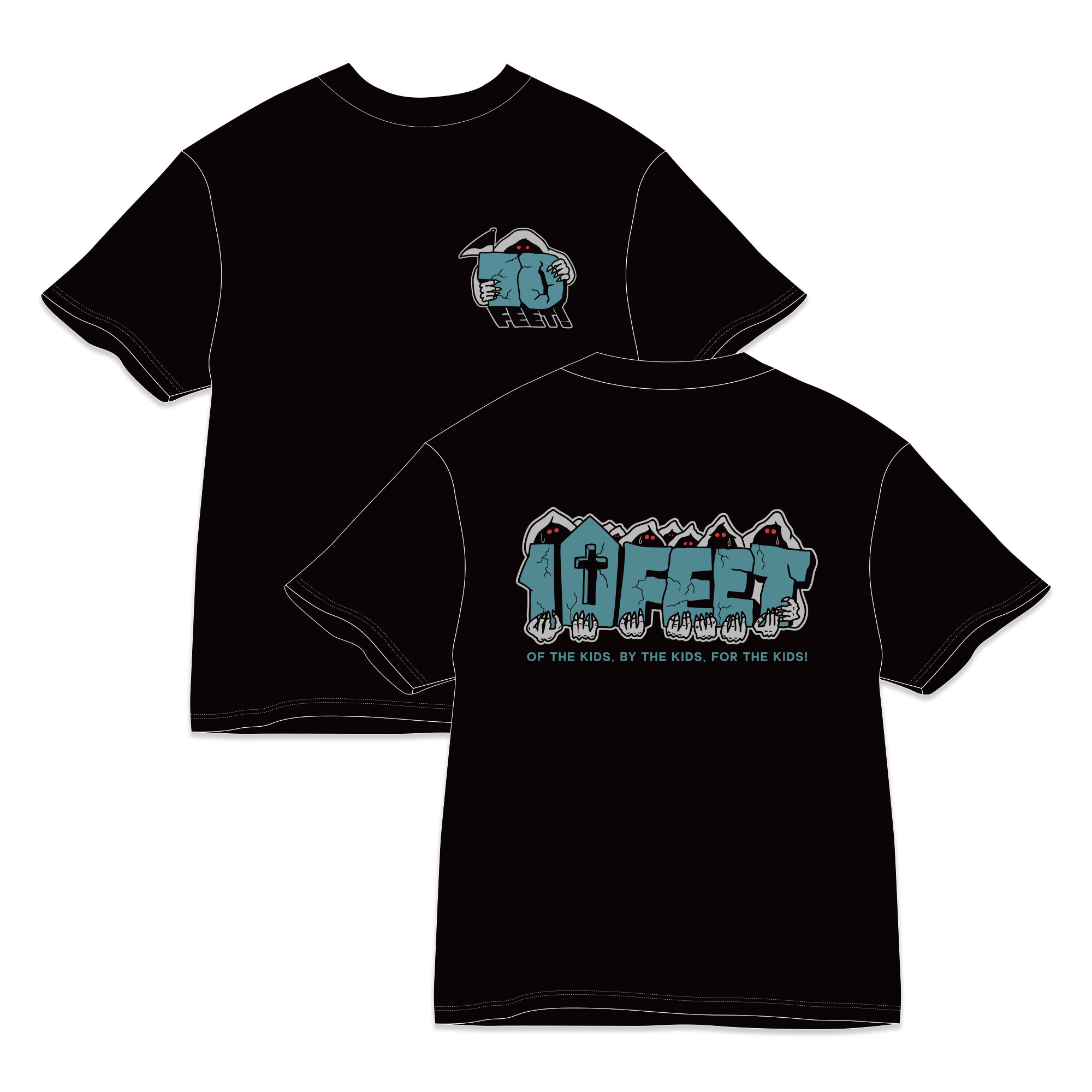 10-FEET MONSTER Tシャツ（黒） | 10-FEET STORE | 10-FEET OFFICIAL